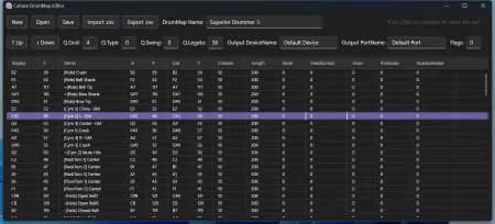 Cubase DrumMap Editor