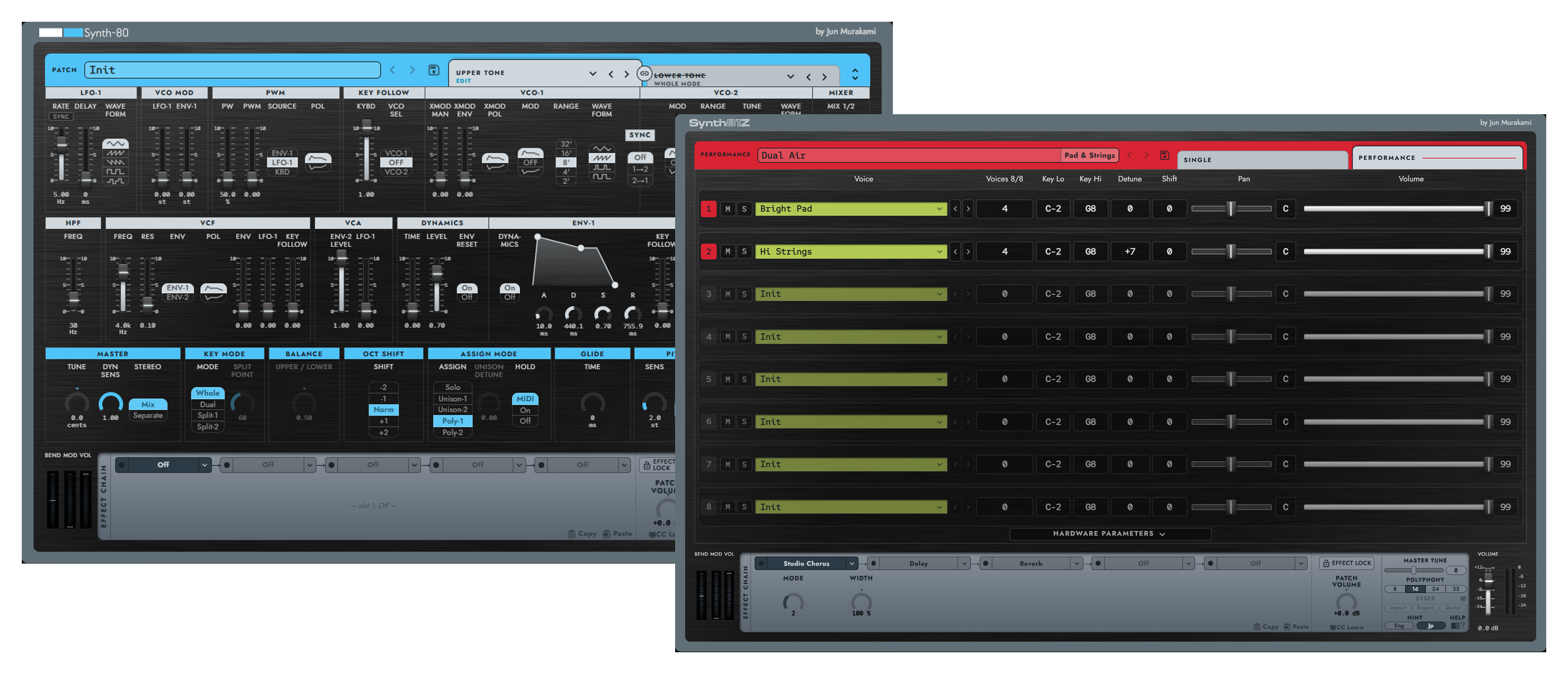 Pair it with Synth-80 for an even more powerful studio