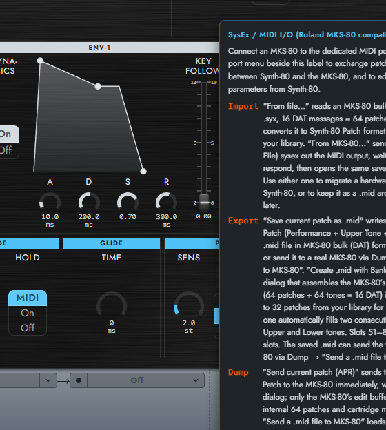 Parameter hint popover
