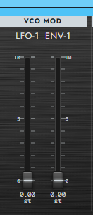VCO MOD section