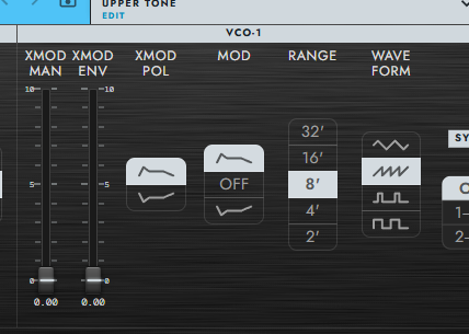 VCO-1 section