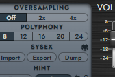 SYSEX block