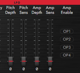 LFO Pitch / Amp / Enable