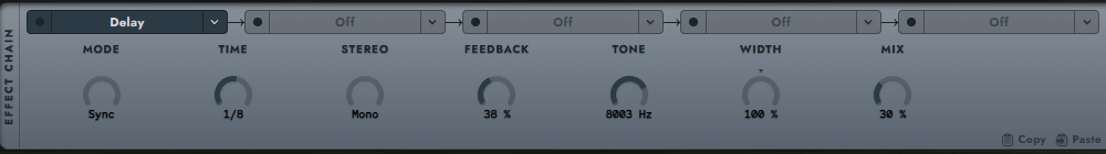 Delay editor
